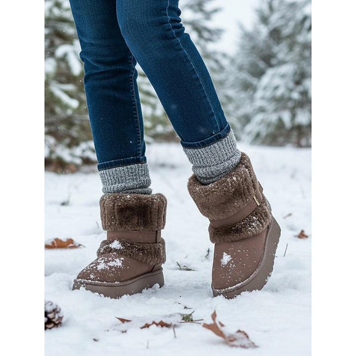 Lorna | Cozy Fur-Trimmed Winter Boots