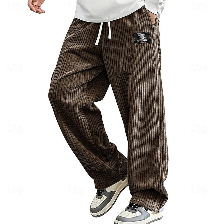 Victor | Relaxed Ribbed Comfort Pants
