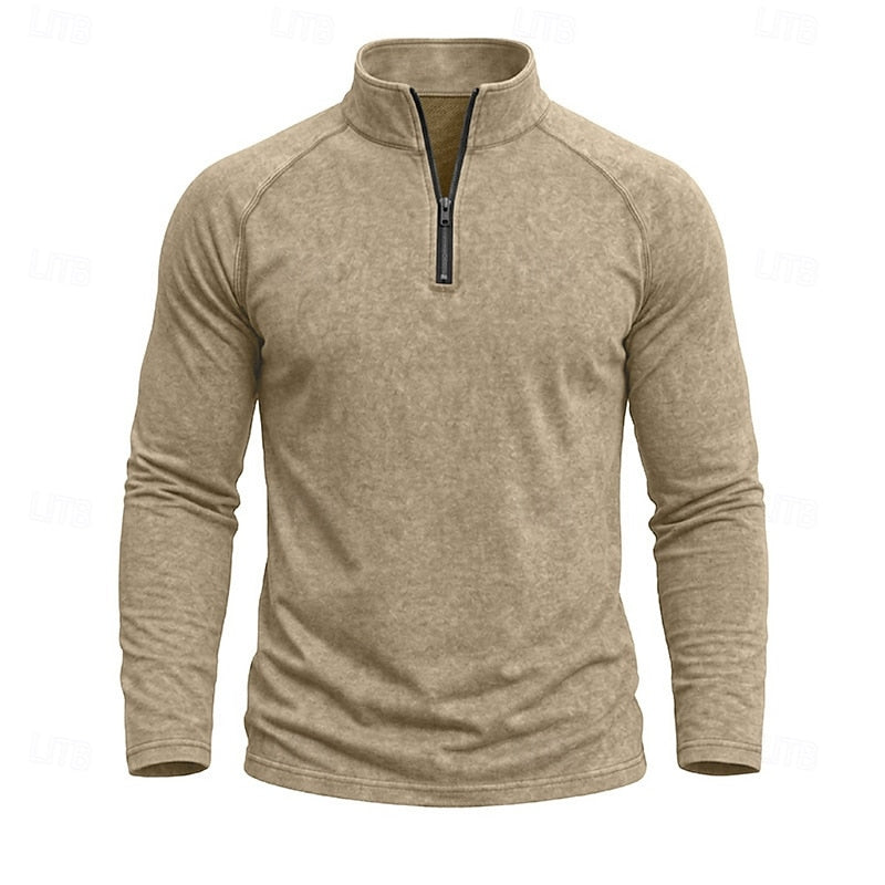 Nolan | Refined Quarter-Zip Top