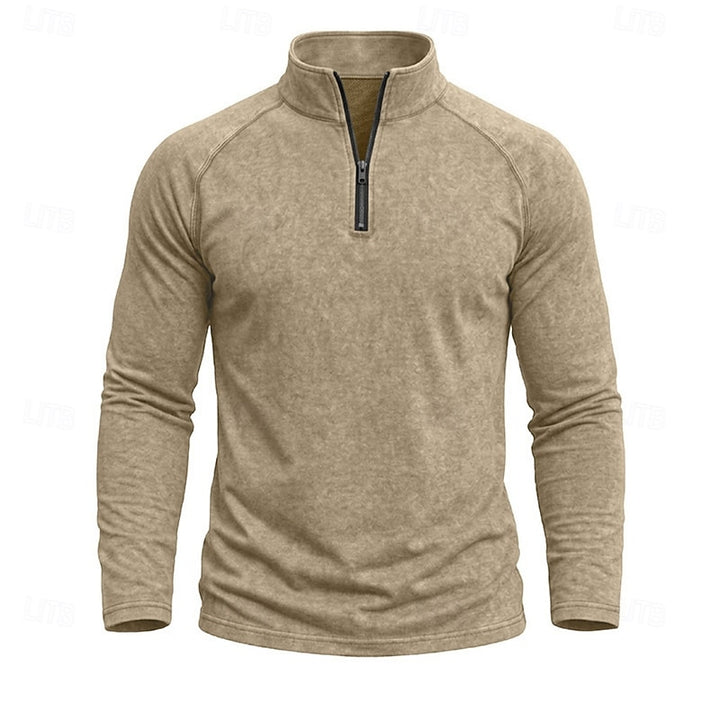 Nolan | Refined Quarter-Zip Top