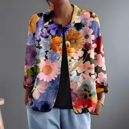 Sandra | Blossom Print Jacket