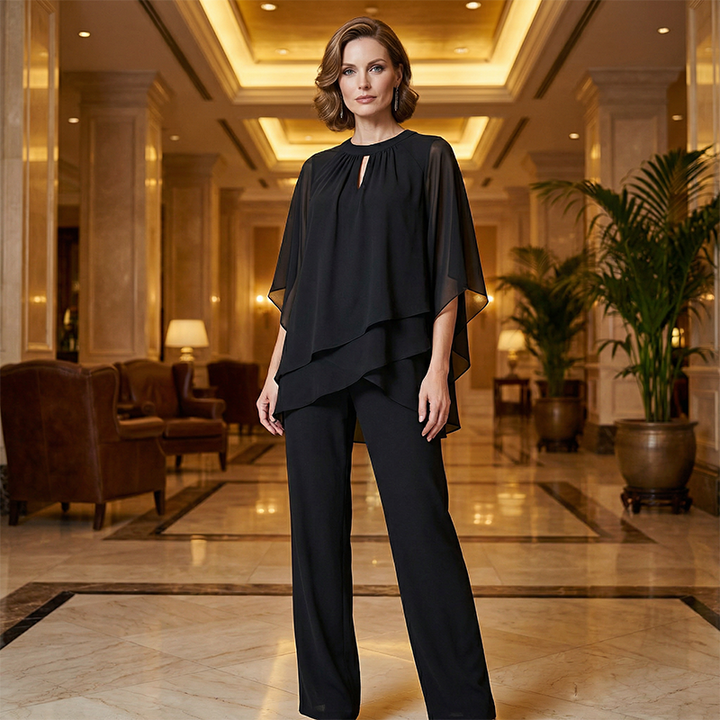 Leonora | Layered Wide-Leg Two-Piece Set