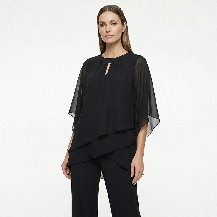 Leonora | Layered Wide-Leg Two-Piece Set