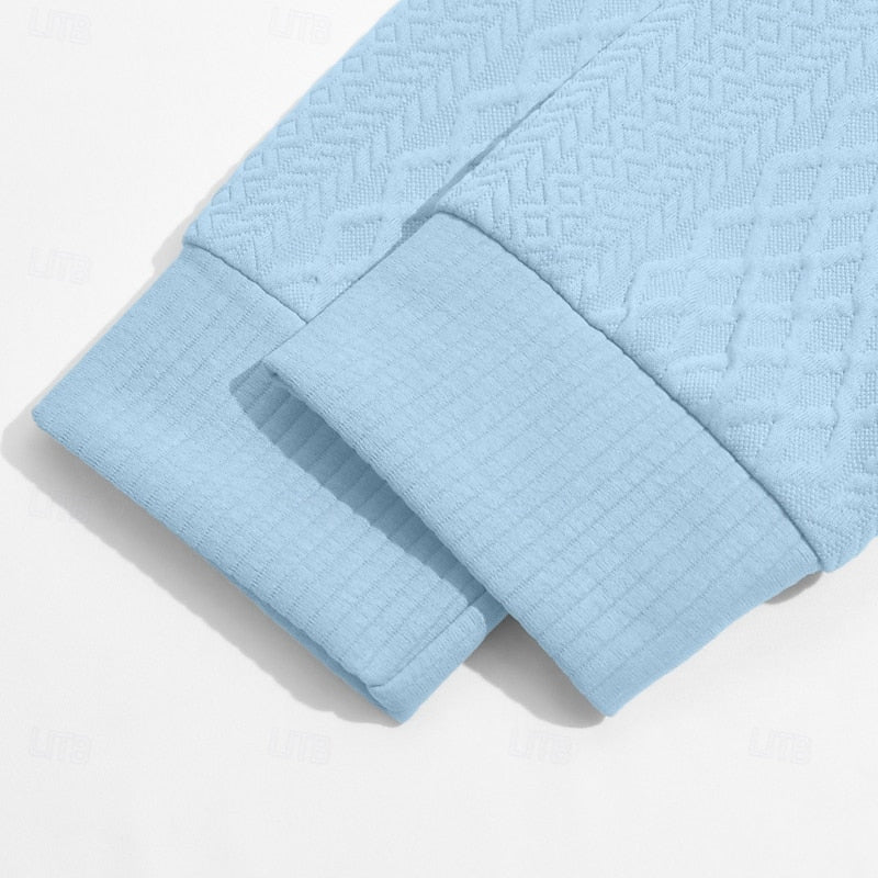 Graham | Textured Quarter-Zip Pullover