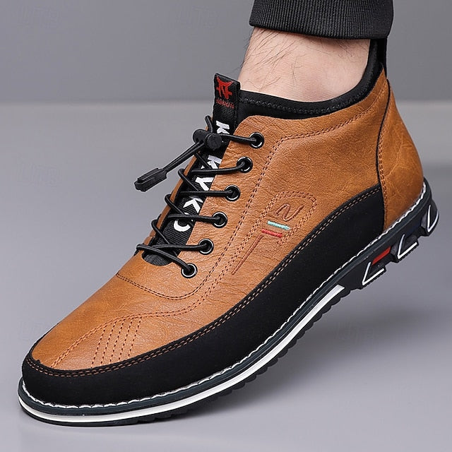 Ralph | Men's High-Top Lace-Up Leather Shoes