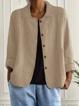 Constance | Relaxed Button-Front Shirt Jacket