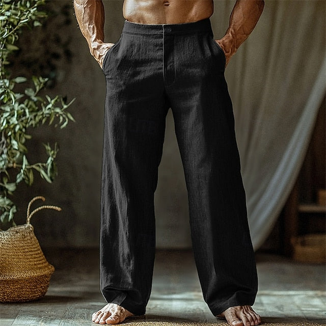 Bryan | Men's Relaxed Linen Trousers