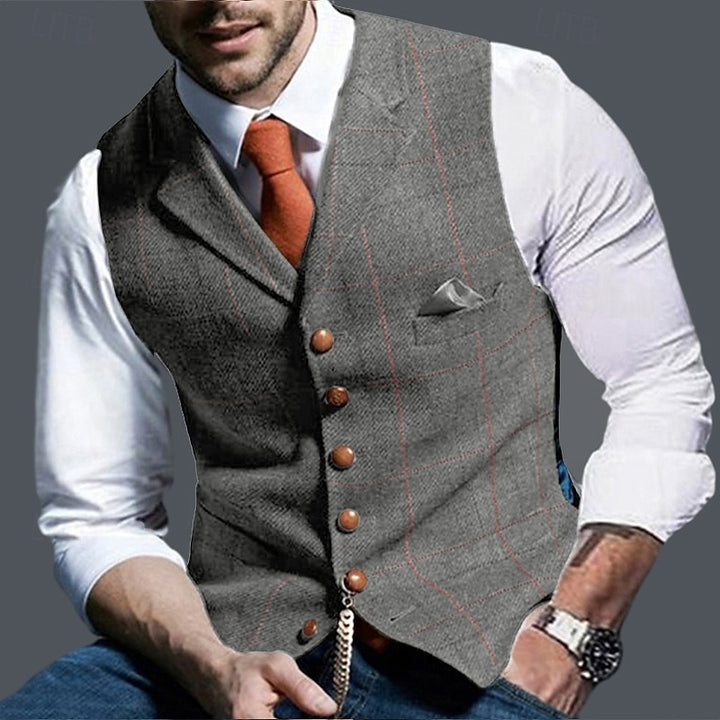 Gregory | Tailored Single-Breasted Waistcoat