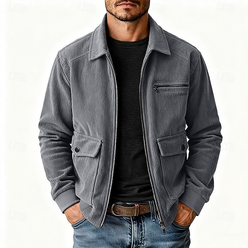 Dexter | Ribbed Utility Jacket