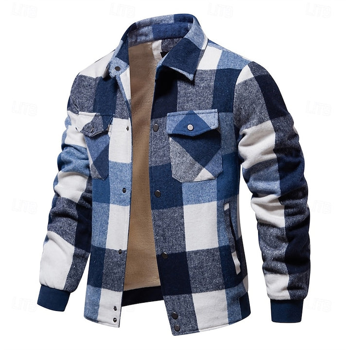 Beckett | Rugged Checked Shirt Jacket