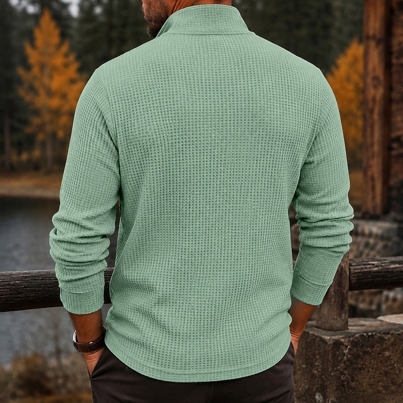 Sullivan | Textured Quarter-Zip Pullover