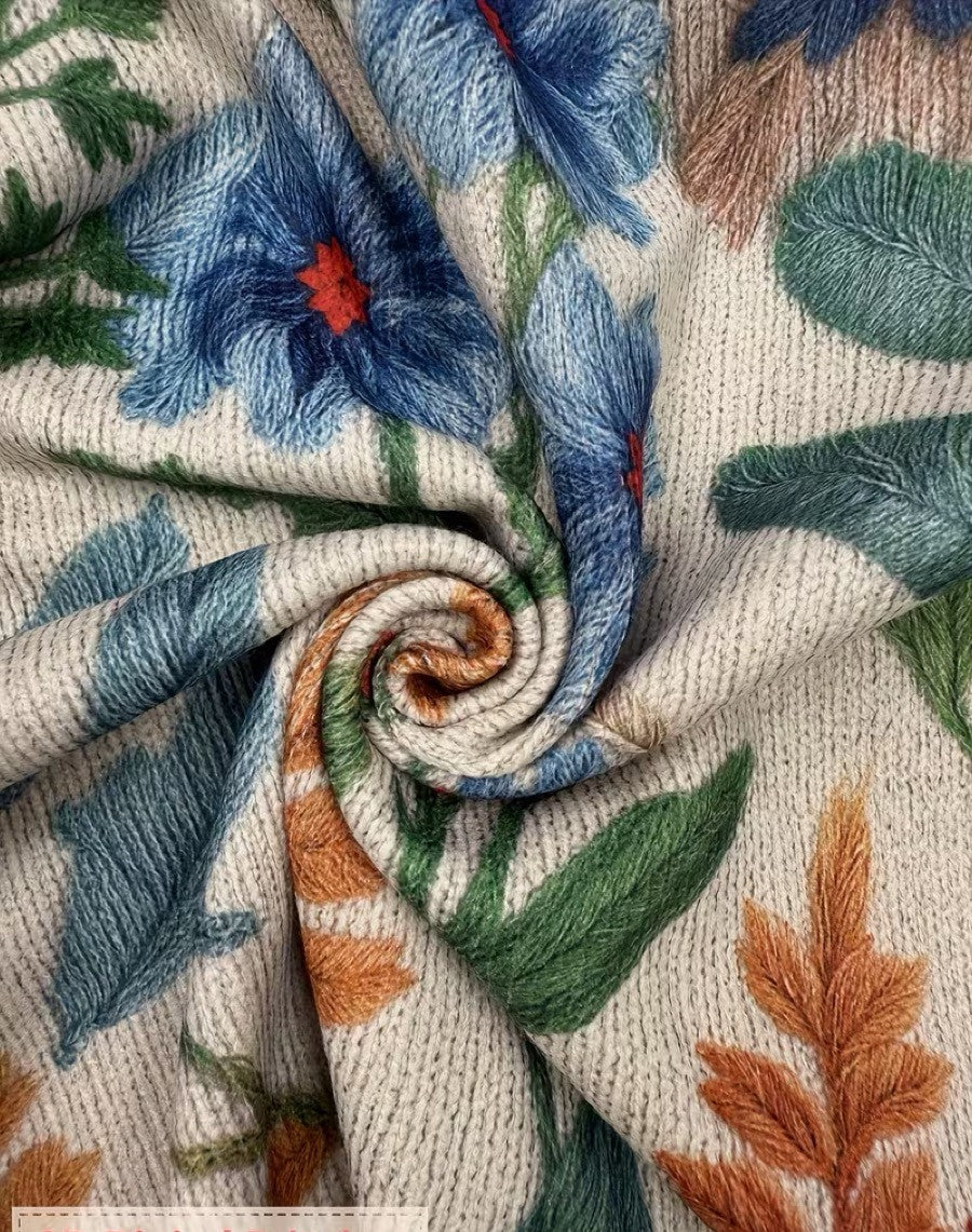 Colleen | Botanical Zip Cardigan