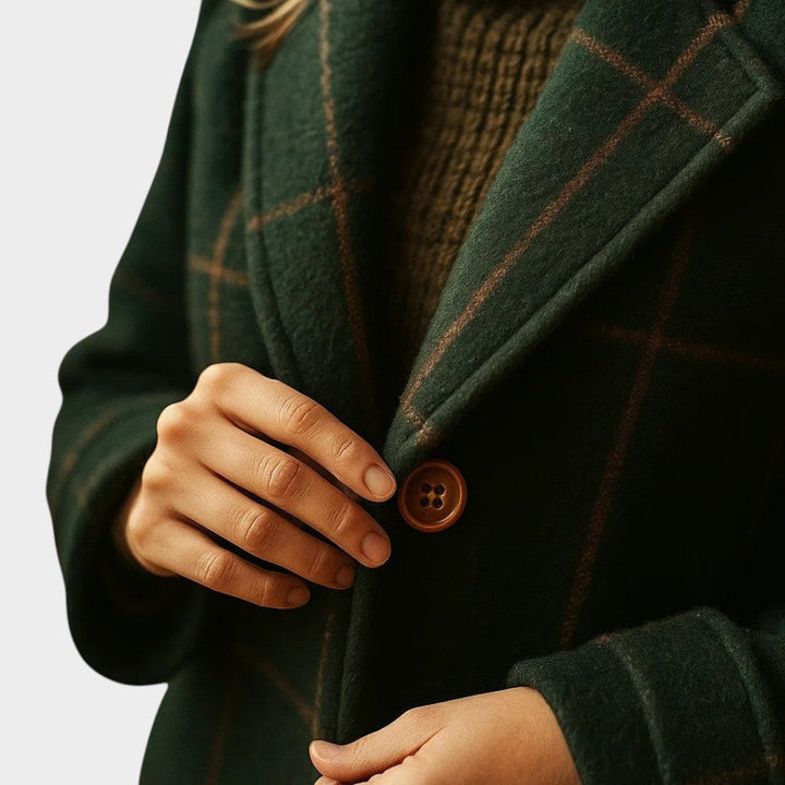 Ingrid | Classic Check Autumn Coat