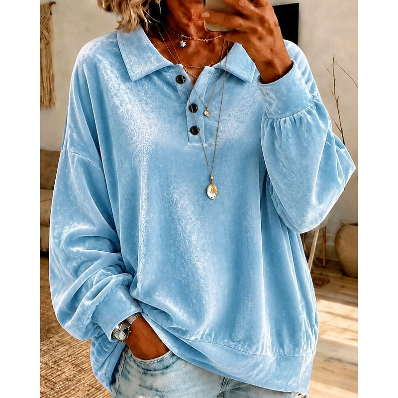 Lillian | Relaxed Collared Pullover