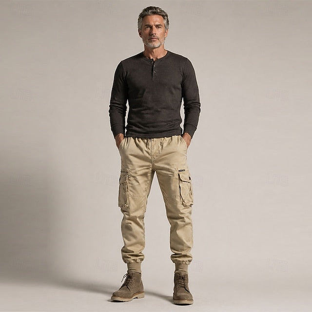 Keith | Men's Cotton Cargo Jogger Pants