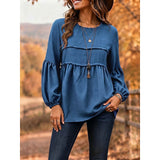 Meredith | Relaxed Peplum Blouse