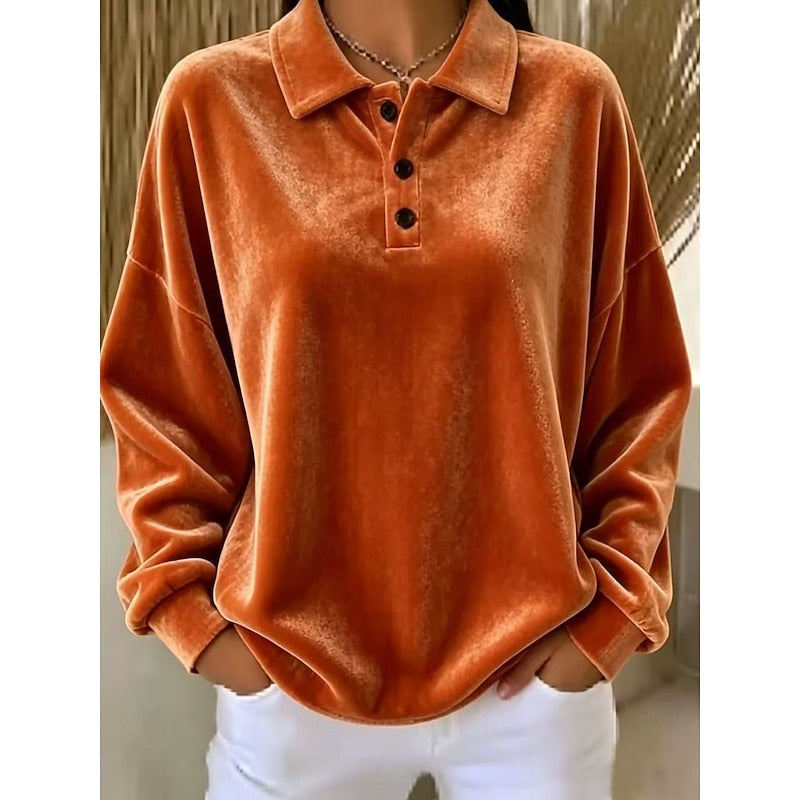 Lillian | Relaxed Collared Pullover