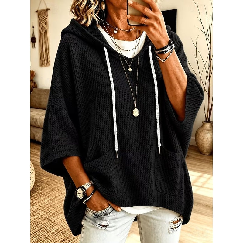Fallon | Relaxed Textured Hoodie