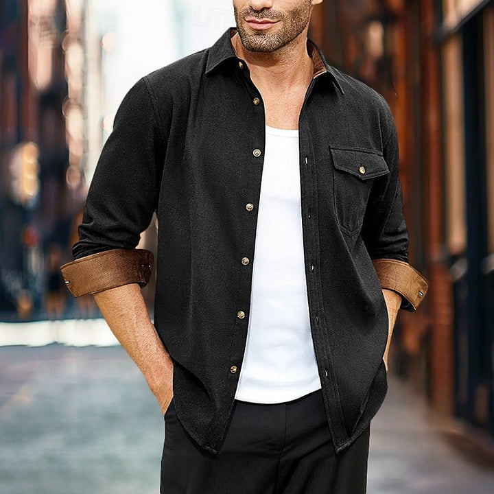 Grayson | Rugged Button-Front Overshirt
