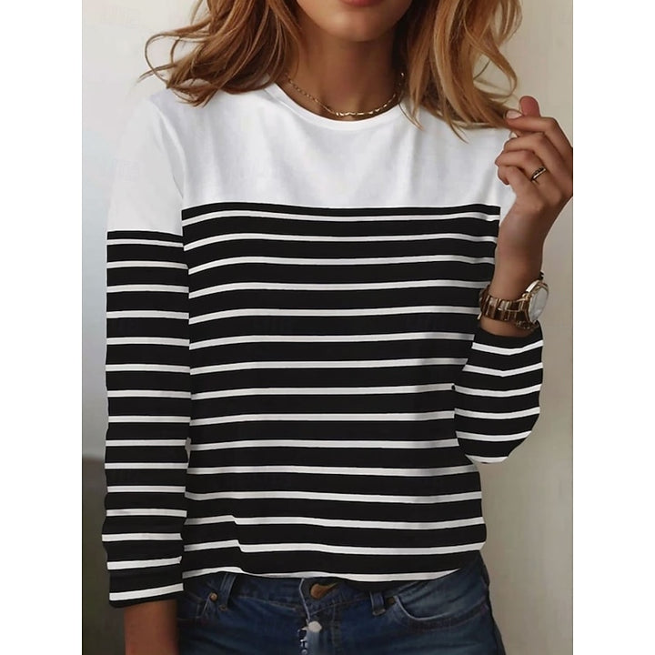Isla | Striped Long-Sleeve Top