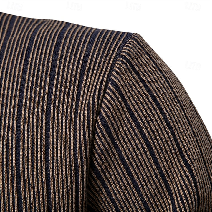 Everett | Ribbed Mock Neck Sweater