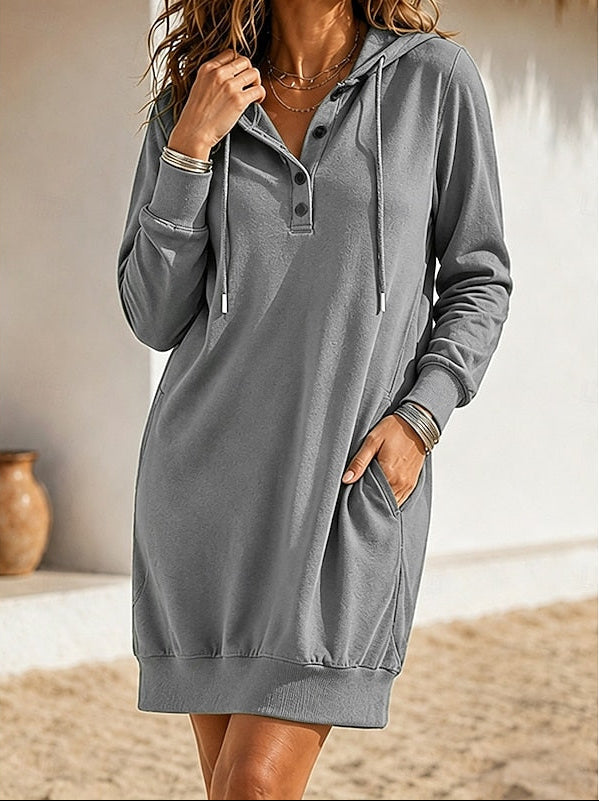 Rebecca | Relaxed Hooded Dress