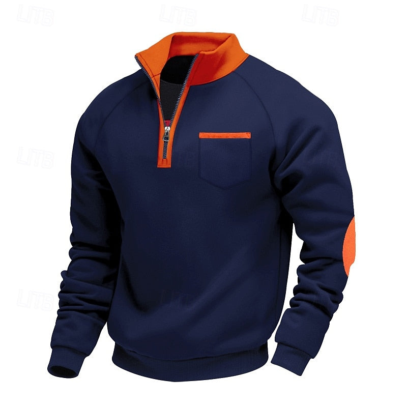 Baxter | Quarter-Zip Stand-Collar Pullover