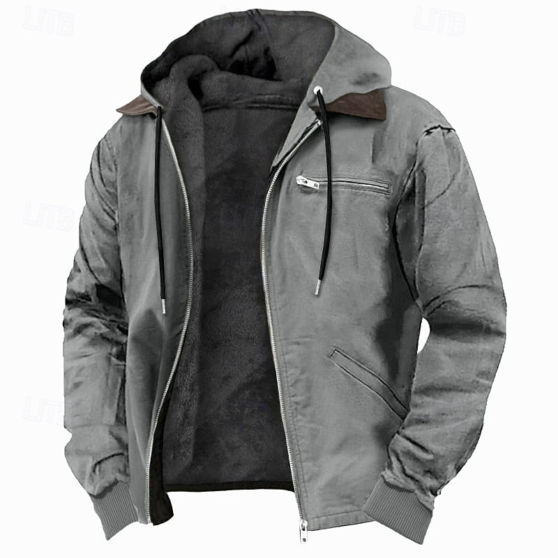 Dawson | Fleece-Lined Full-Zip Hooded Jacket
