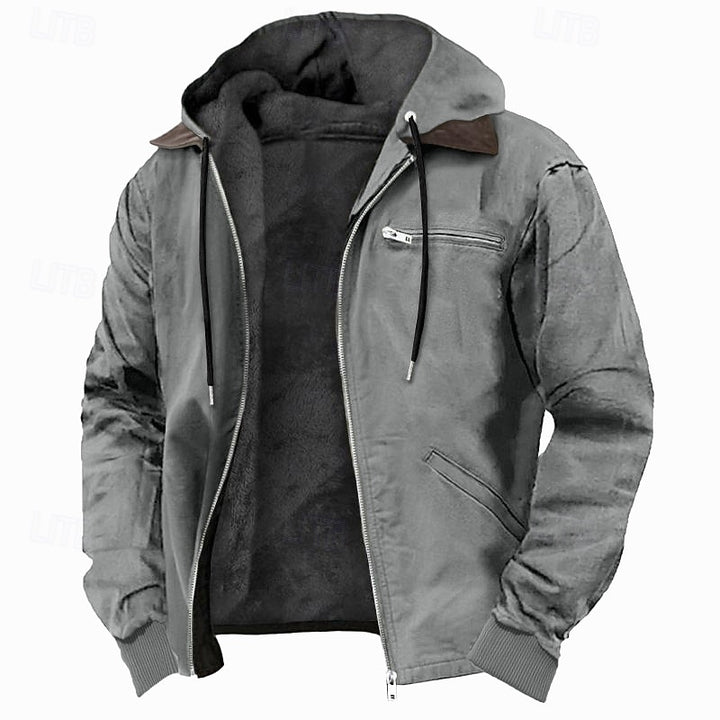 Dawson | Fleece-Lined Full-Zip Hooded Jacket