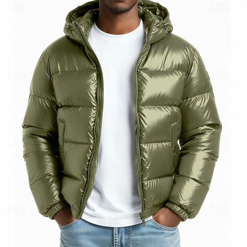 Elias | Quilted Hooded Puffer Jacket