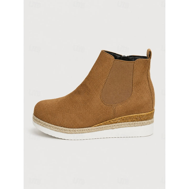 Felicity | Comfort Wedge Chelsea Ankle Boots
