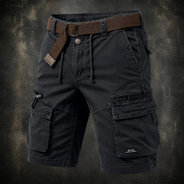 Terry | Men's Cotton Drawstring Cargo Shorts