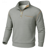 Barrett | Button-Up Standing Collar Pullover