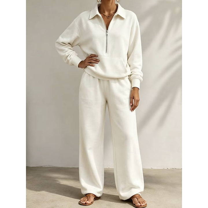 Marlow | Relaxed Half-Zip Two-Piece Set