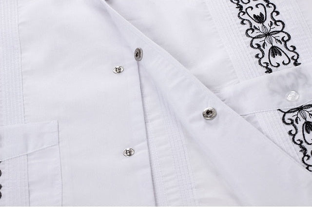 Gregory | Embroidered Short Sleeve Shirt