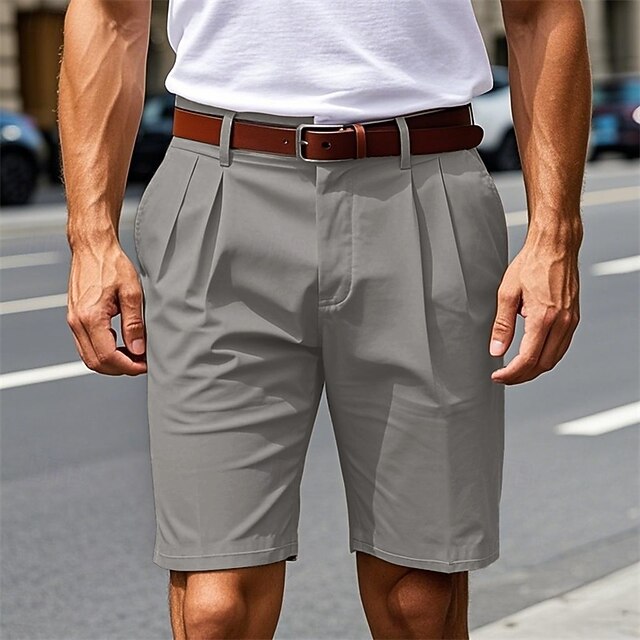 Carl | Men's Pleated Dress Shorts