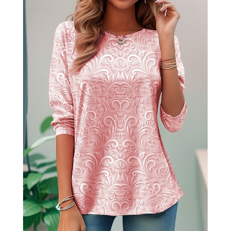 Diane | Elegant Floral Tunic
