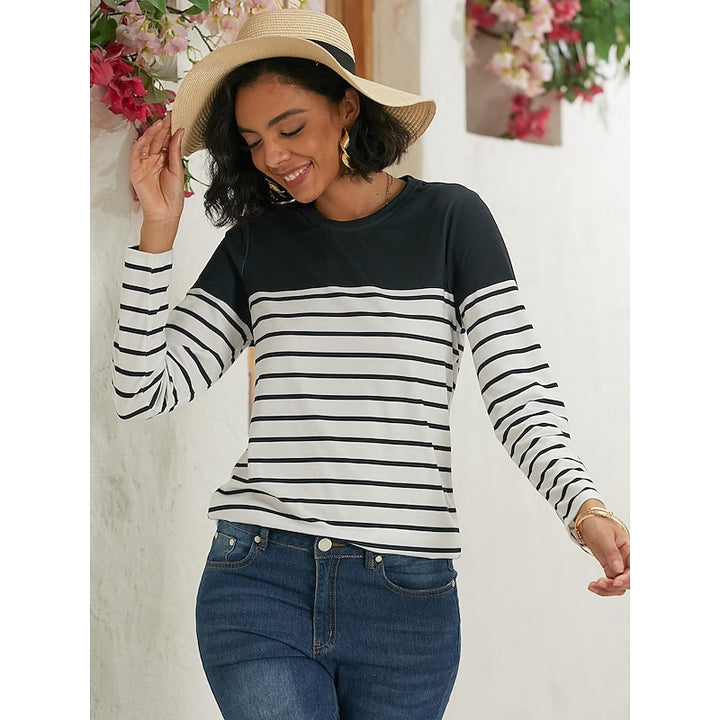 Isla | Striped Long-Sleeve Top