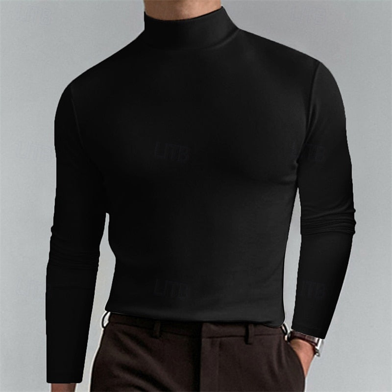 Damon | Refined Long-Sleeve Turtleneck
