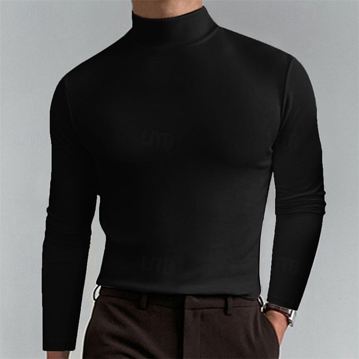 Damon | Refined Long-Sleeve Turtleneck
