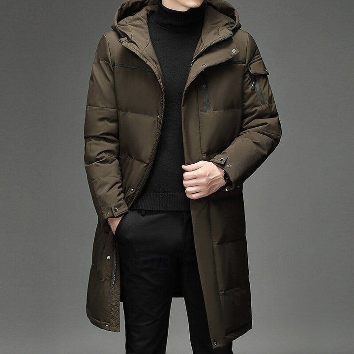 Grant | Hooded Longline Puffer Coat