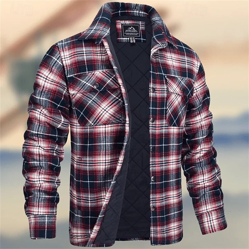 Wyatt | Insulated Plaid Shirt Jacket