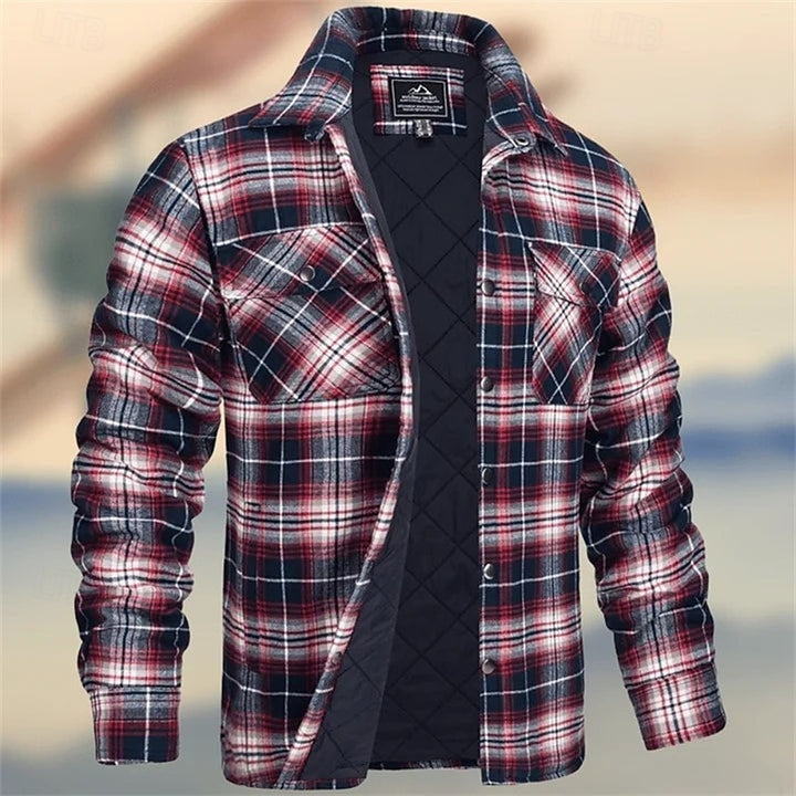 Wyatt | Insulated Plaid Shirt Jacket
