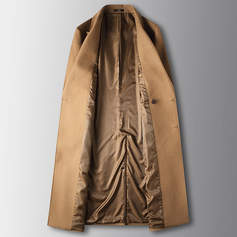 Alden | Double-Breasted Long Coat