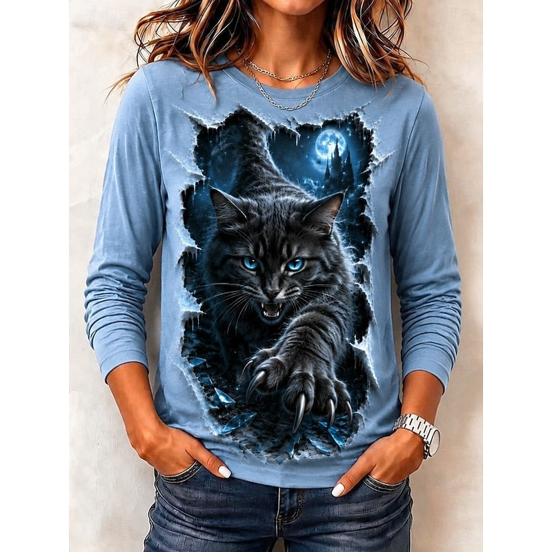 Maisie | Graphic Print Halloween Top