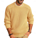 Fletcher | Ribbed Knit Crewneck Sweater