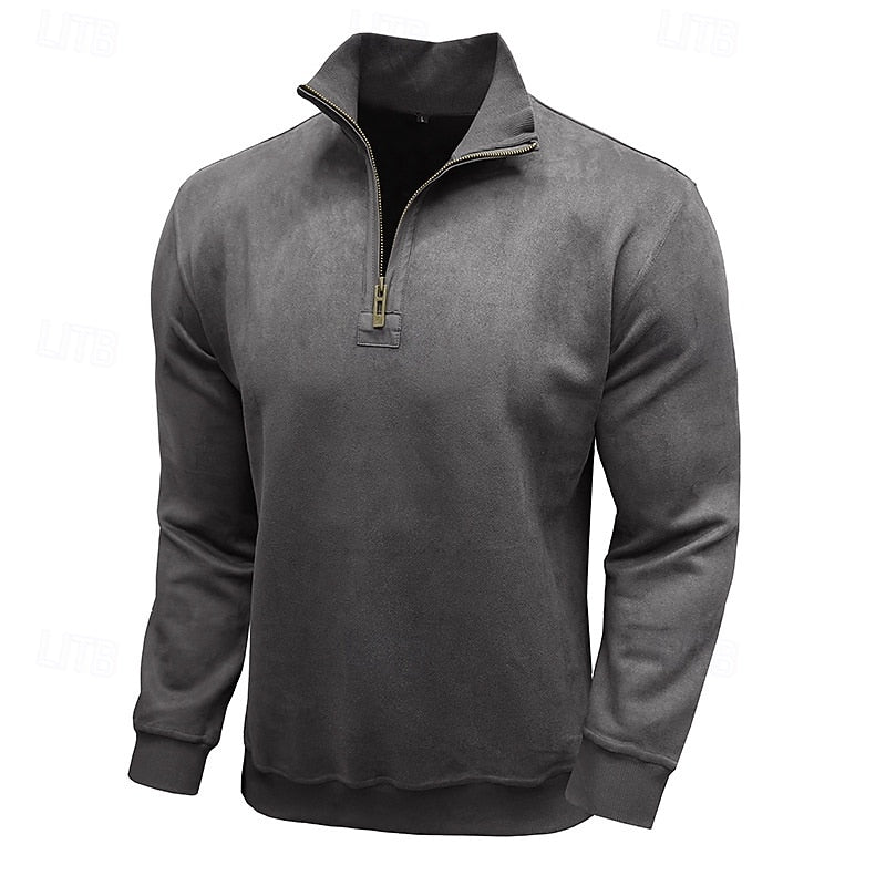 Donovan | Quarter-Zip Stand-Collar Sweatshirt