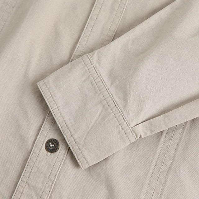 Bruce | Men's Utility Pocket Long Sleeve Shirt