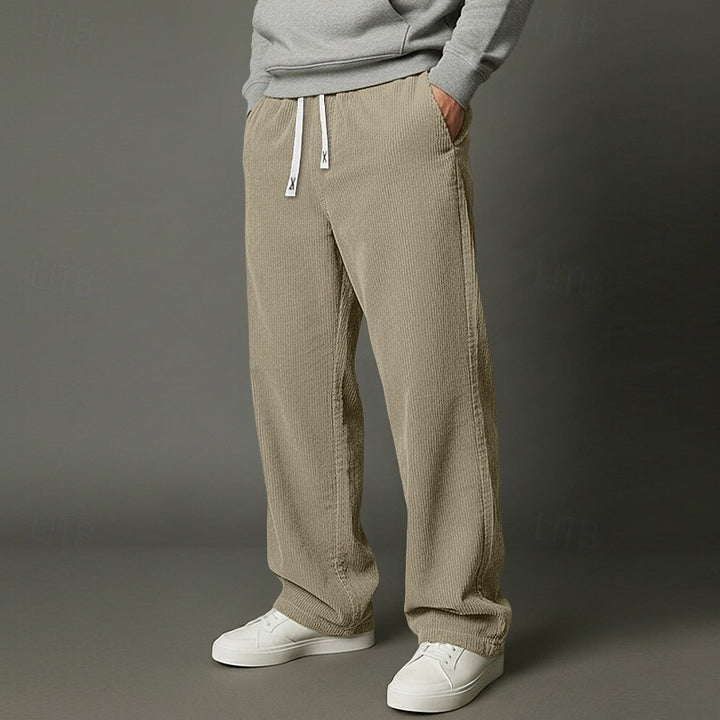 Spencer | Relaxed Wide-Leg Drawstring Pants