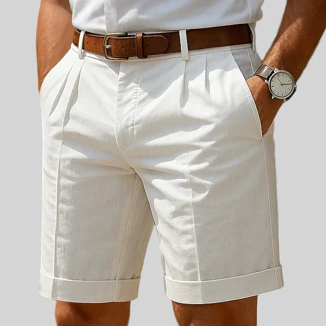 Weston | Pleated Tailored Shorts